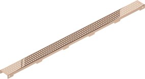 Mexen Flat M08 maskownica do odpływu liniowego 90 cm, różowe złoto - 1625090