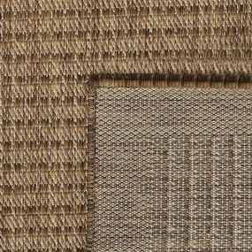 Dywan uniwersalny Giza brązowy 120 cm x 120 cm koło