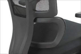 Fotel biurowy TREX czarny/aluminium STEMA