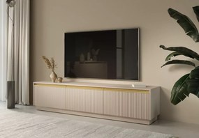 Szafka RTV Miraza nowoczesna ryflowana pod TV wisząca lub stojąca