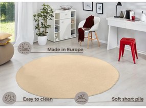 Beżowy okrągły dywan ø 133 cm Fancy – Hanse Home