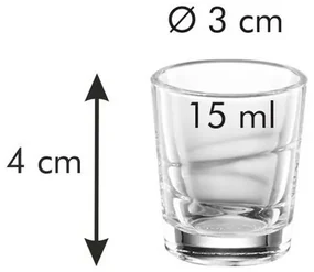 Tescoma 6-częściowy zestaw małych kieliszków myDRINK 15 ml, S
