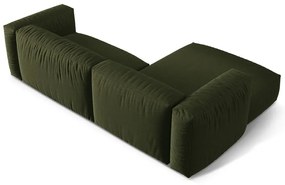 Zielony narożnik modułowy (lewostronny) Martina – Micadoni Home