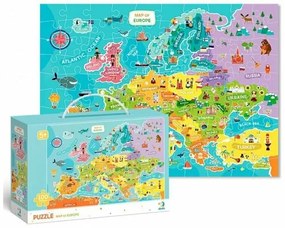 Puzzle Dodo Mapa Europy, 100 elementów