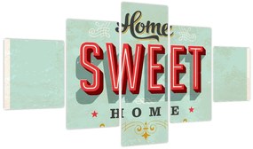 Obraz - Home sweet home (125x70 cm)