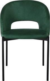 Krzesło do jadalni z tkaniny aksamitnej K455