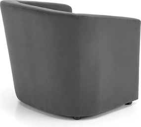 Wygodny fotel wypoczynkowy Enrico z drewnianymi detalami