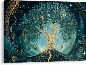 Obraz – Drzewo życia we wszechświecie (70x50 cm)
