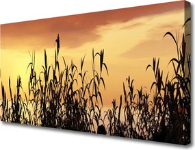 Obraz canvas Ognisty Zachód nad Szczytym