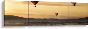 Obraz - latające balony (170x50 cm)