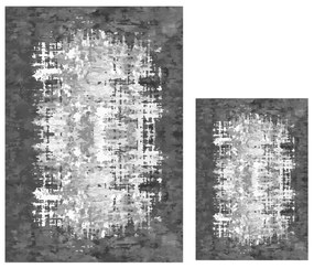 Białe/szare dywaniki łazienkowe zestaw 2 szt. 60x100 cm Modern – Mila Home