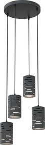 Czarna lampa wisząca w stylu loftowym - D148 H8-N91