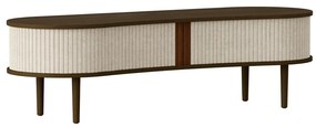 Brązowa szafka pod TV w dekorze dębu 140x40 cm Audacious – UMAGE