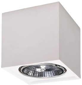 Biała lampa sufitowa 14x14 cm Duozone – Nice Lamps