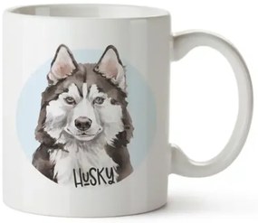 Bohemia Gifts Ceramiczny kubek - Husky, 350 ml