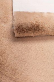 Dywanik Beżowy 80x150 cm Antypoślizgowy miękki Akcent do Sypialni i Salonu