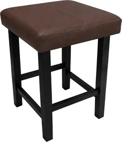 Taboret Klasyk 45cm Stołek Loft Eko-skóra D2