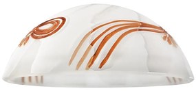 Szkło zamienne SFERA E27 120x300 mm białe/pomarańczowe