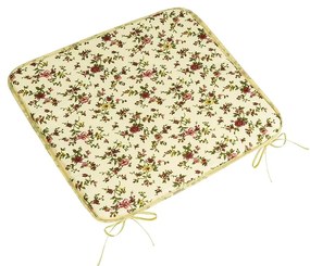 Bellatex Poduszka do siedzenia Adéla smooth Rose ,40 x 40 cm