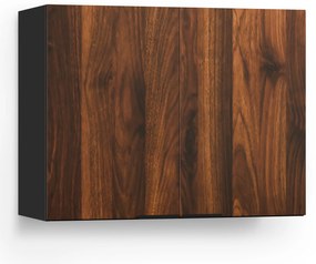 Blumfeldt WoodVista szafka wysoka, Soft-Close, uchwyty aluminiowe