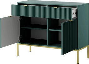 Komoda STELLARE 104 cm do Salonu Sypialni Odcienie zieleni