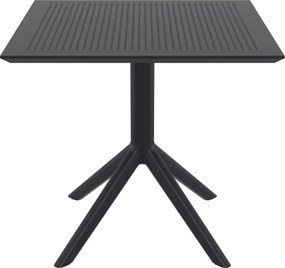 Kwadratowy stół kawiarniany z plastiku Sky Table 80