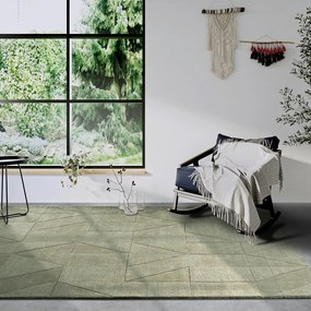 Zielony wełniany dywan tkany ręcznie 80x150 cm Ursule – Villeroy&amp;Boch