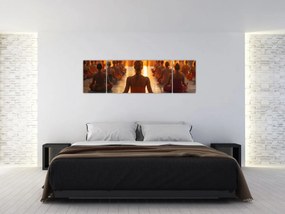 Obraz - Lekcje jogi (170x50 cm)