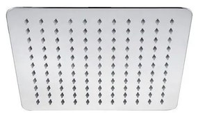 Sapho - Głowica prysznicowa SLIM 25x25 cm polerowana stal nierdzewna