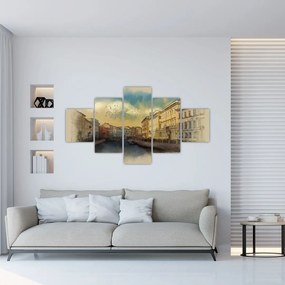 Obraz - Rzeka Mojka, Sankt Petersburg, Rosja (125x70 cm)