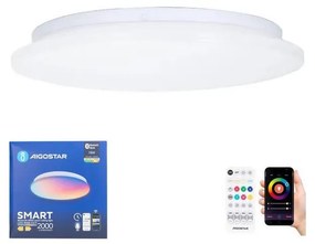 Aigostar LED RGBW lampa sufitowa łazienkowa 18W 230V IP44 z DO