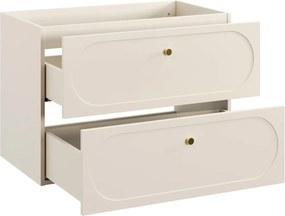 Szafka pod umywalkę DONNA SAND 2S 80cm beż piaskowy COMAD