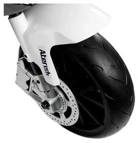 Motocykl motor na akumulator bmw s1000rr srebrny