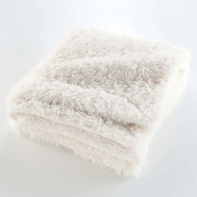 Kremowy koc ze sztucznego futra 220x240 cm Mouton – douceur d'intérieur