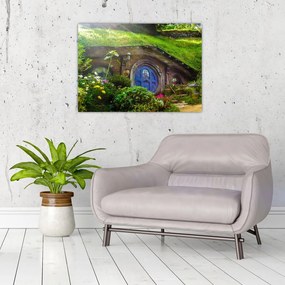 Obraz na szkle - Hobbit (70x50 cm)