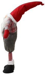 Dekoracyjny skrzat GNOME 90 cm, czerwony