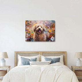 Obraz na szkle - Happy Dog II. (70x50 cm)