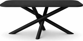 Stół prostokątny Yoko 185 × 90 z blatem laminowanym i nogami typu pająk