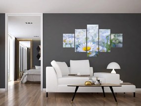 Obraz - W stokrotkach (125x70 cm)