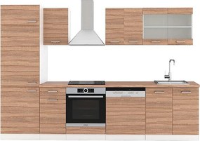 Aneks kuchenny sonoma/biały 300x60x81.6 r-line