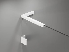 Mexen Lunar L ścianka prysznicowa Walk-in prawa 120 x 200 cm, transparent 8 mm, biała - 830L-120-000-20-00-P