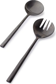 Sztućce do sałatek 2 szt. ze stali nierdzewnej Hestia – Bizzotto