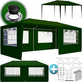 Namiot imprezowy NEAPOL, 3x6m, zielona Jurhan