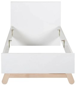 Białe łóżko dziecięce 90x200 cm Clara – Roba