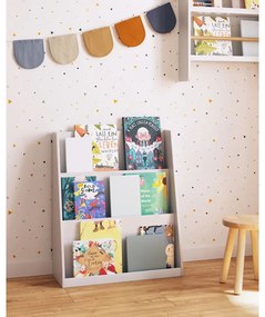 Biały regał dziecięcy 59,5x69,5x23 cm Adiventina – Kave Home