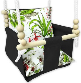 Wodoodporna huśtawka kubełkowa dla dzieci liście G3-G98