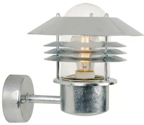 Nordlux - Zewnętrzna lampa ścienna VEJERS 1xE27/60W/230V IP54 srebrna