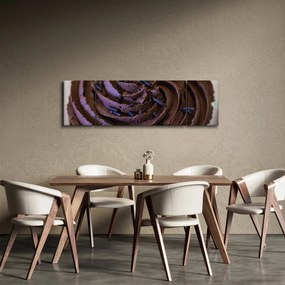 Obraz - Czekoladowa babeczka (170x50 cm)