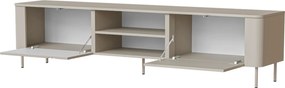 Szafka RTV 200 cm z geometrycznym wzorem Tirante RTV-2 Halmar, kaszmir