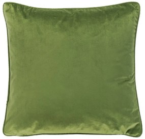 Ciemnozielona poduszka Tiseco Home Studio Velvety, 45x45 cm